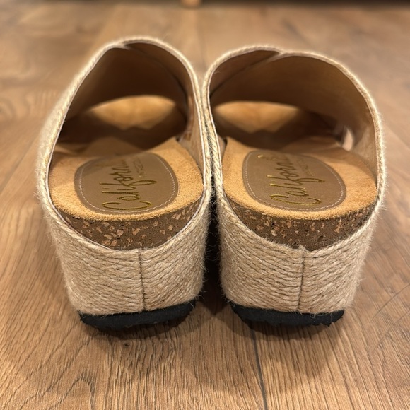 Californians Vintage Collection Women’s Georgia Jute Wedge Sandal Beige Size 9 - Picture 5 of 8